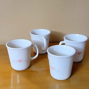 4 Corning USA Microwavable Cups